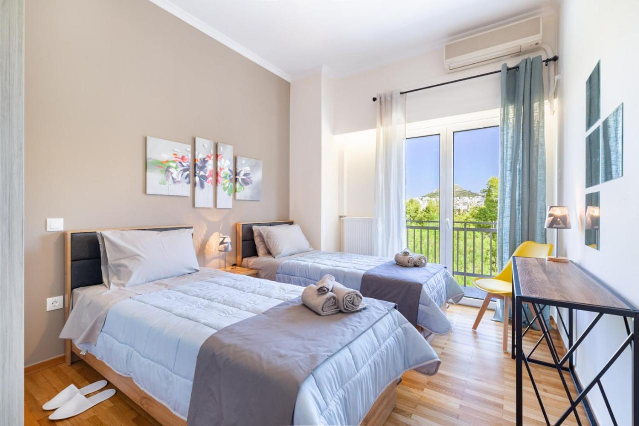 Katsanis Luxury Apt., Stunning View Of Acropolis Афины Экстерьер фото